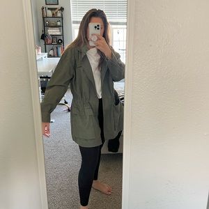 Army green jacket